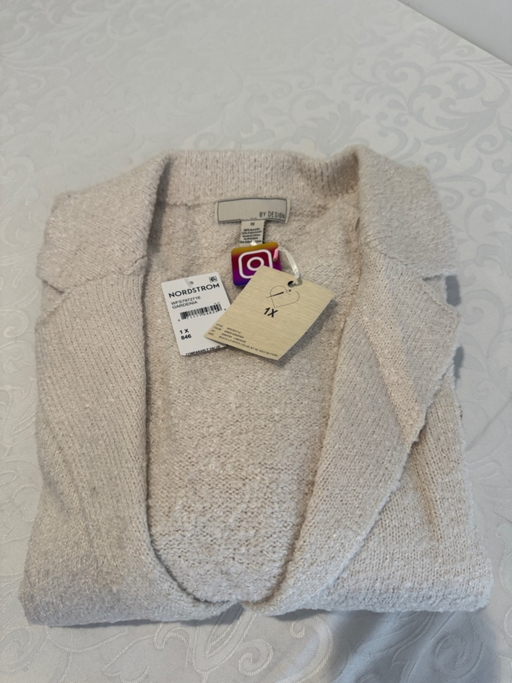 By Design Knit Cardigan. Ladies 1X - Picture 15 of 15